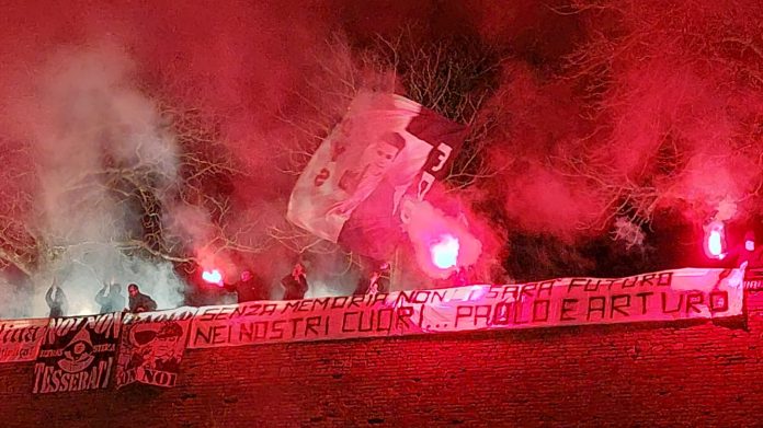 Siena, Acn Siena: I tifosi bianconeri ricordano la scomparsa di Paolo Castellarin e di Arturo&nbsp;Pratelli