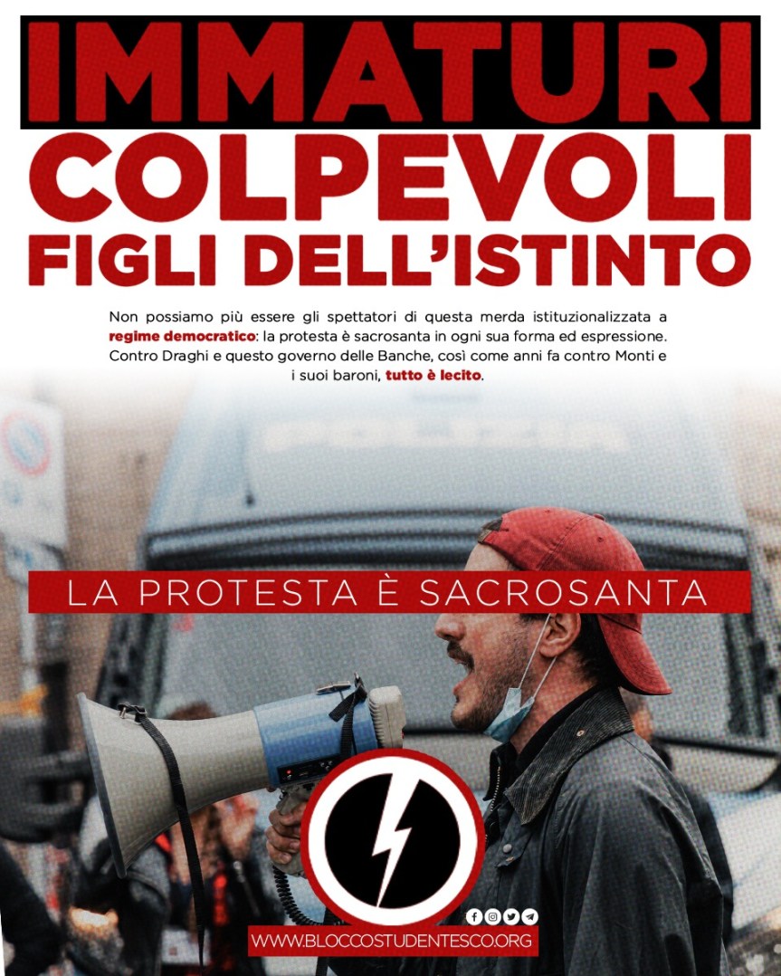 Siena, Blocco Studentesco: “Il futuro non è una questione di&nbsp;scritti”