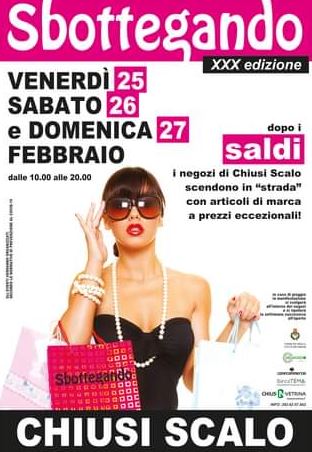 Provincia di Siena: Torna “Sbottegando” dal 25 al 27&nbsp;febbraio