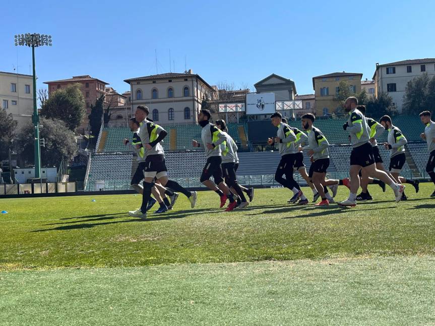 Siena, Acn Siena: oggi 13/03 Già ripresi gli allenamenti, il gruppo ha lavorato al&nbsp;“Franchi”