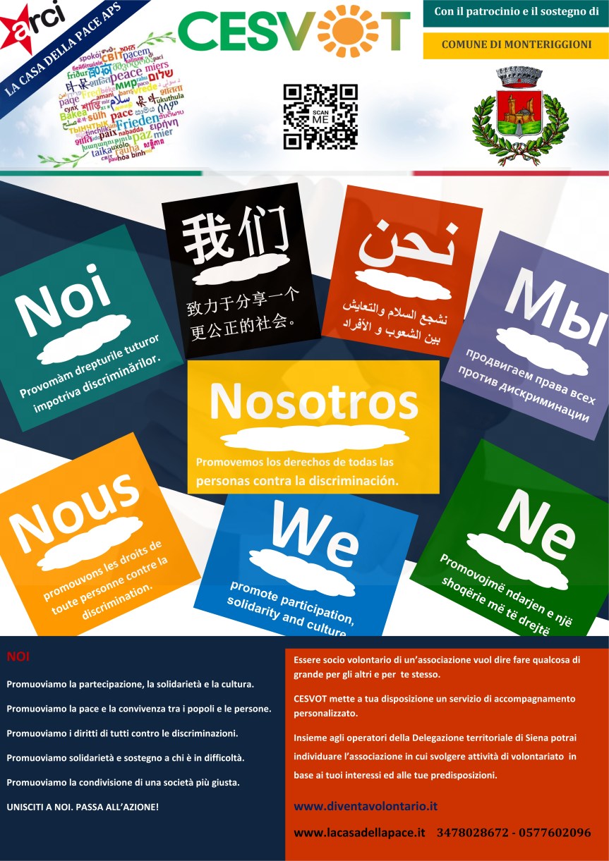 Siena, Arci e Cesvot: “Anche gli immigrati siano volontari&nbsp;attivi”