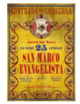 Siena, Contrada della Chiocciola: 25/04 Banchetto San Marco&nbsp;Evangelista