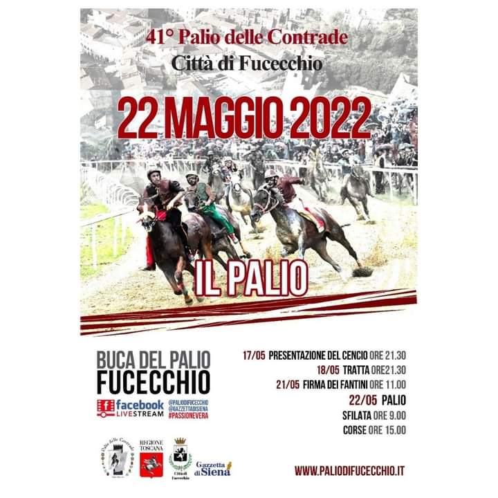 Palio di Fucecchio: 17-22/05 il programma della settimana&nbsp;paliesca