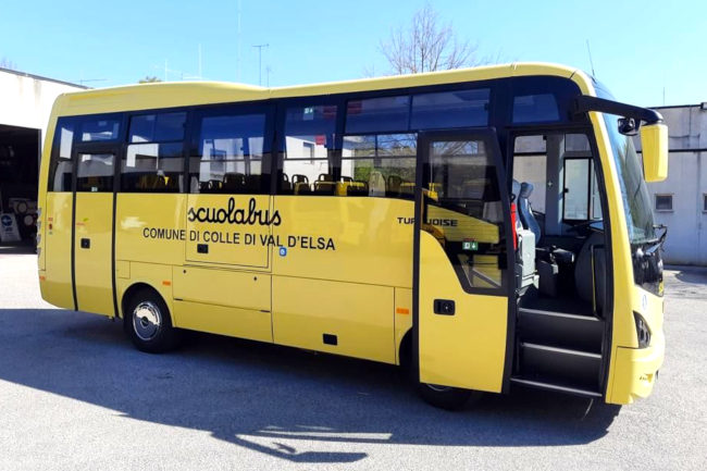 Provincia di Siena: Colle di Val d’Elsa, entra in servizio il nuovo scuolabus&nbsp;comunale