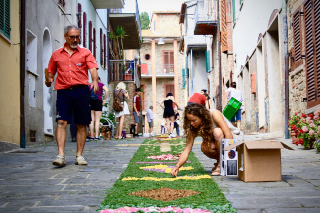 Provincia di Siena: Domenica 19 giugno torna la tradizionale infiorata nel borgo di&nbsp;Farnetella