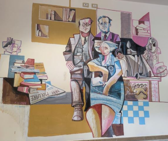 Siena, “Piazzale Rosselli acquista un volto”: Lo svelamento del murale&nbsp;all’UniStraSi