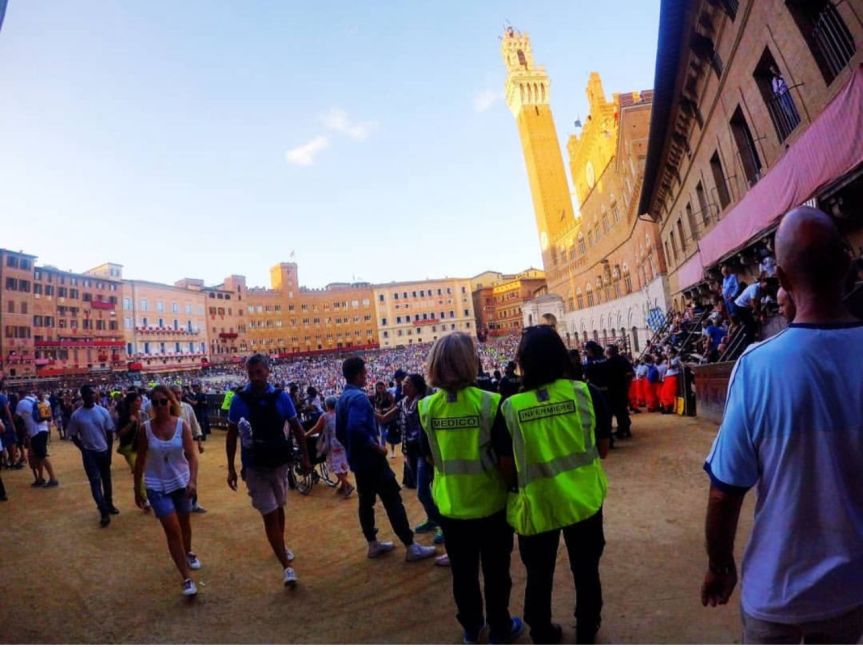 Palio di Siena:  Palio del 2 luglio, l’organizzazione del 118 per il soccorso&nbsp;sanitario