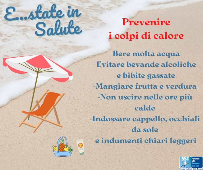 Siena: Colpi di calore, i consigli dell’Asl Toscana sud est per gli&nbsp;anziani