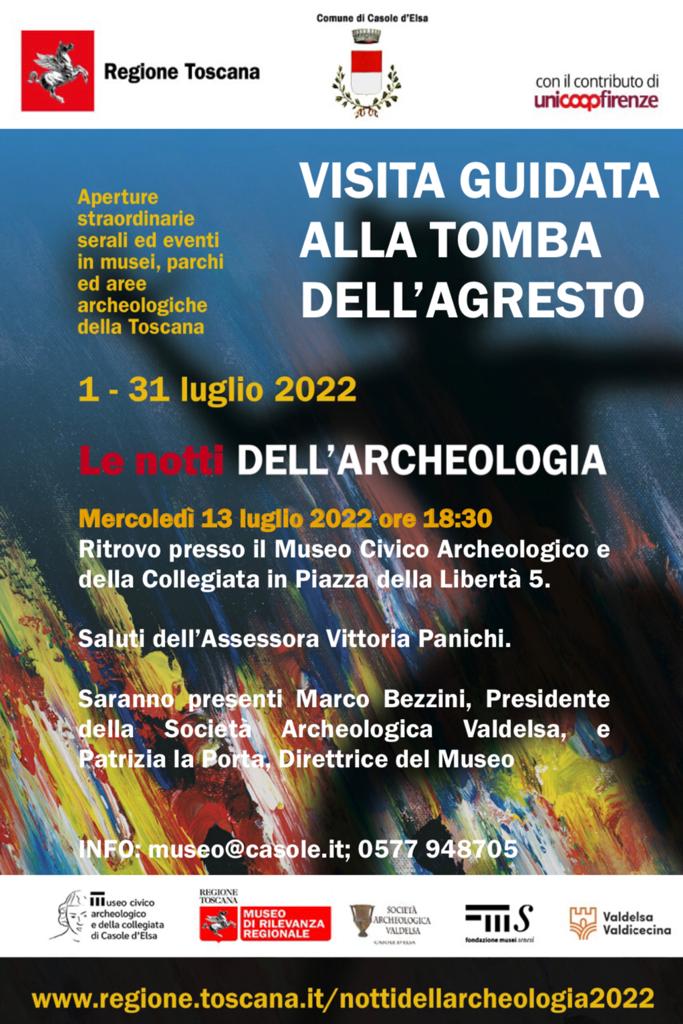 Provincia di Siena, Casole: Visita guidata alla tomba&nbsp;dell’Agresto