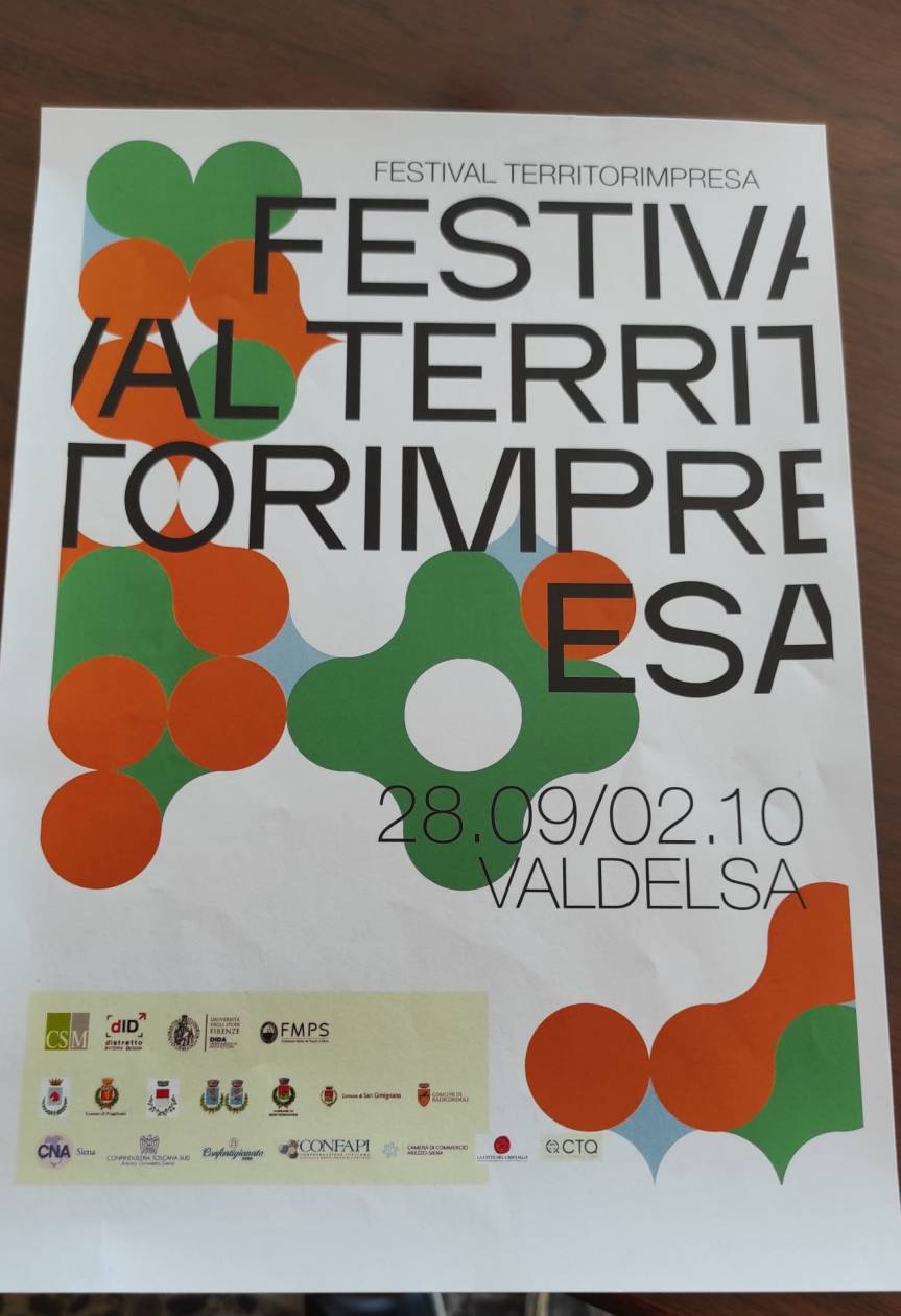 Provincia di Siena: Festival Territori Impresa Valdelsa, Pianigiani Rottami tra i relatori