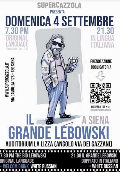 Siena: 04/09 Il Grande Lebowski in&nbsp;città