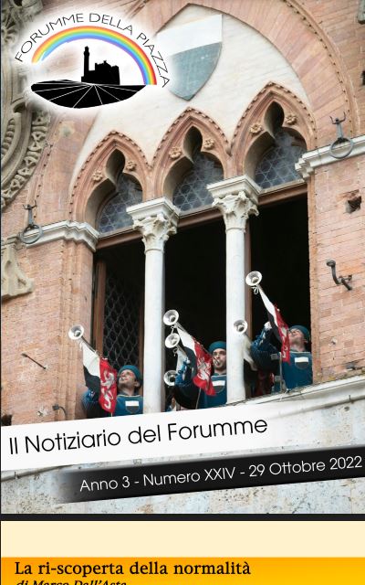 Palio di Siena, Forumme della Piazza: Oggi 29/10 è uscito il nuovo numero del Notiziario del Forumme