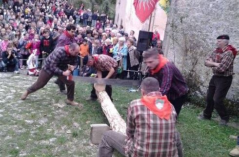 Provincia di Siena: Palio del boscaiolo è rosso verde. Pian delle Mura vince la sfida legata a questo antico&nbsp;mestiere