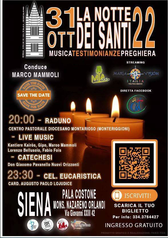 Siena: Il 31 ottobre la festa dei Santi arriva a Siena coinvolgendo centinaia di&nbsp;giovani