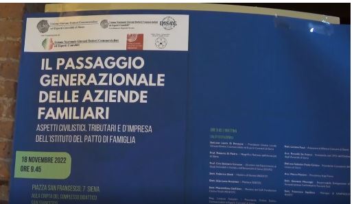 Sirena: Il passaggio generazionale delle aziende familiari al centro dell’evento dell’Unione giovani&nbsp;commercialisti