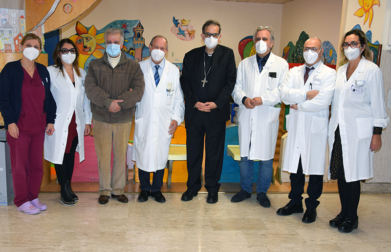 Siena: Il Cardinale Lojudice in visita ai piccoli pazienti&nbsp;ricoverati