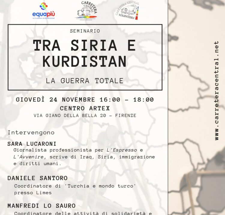 Siena: Carretera Central invita ad incontri dedicati alla&nbsp;geopolitica