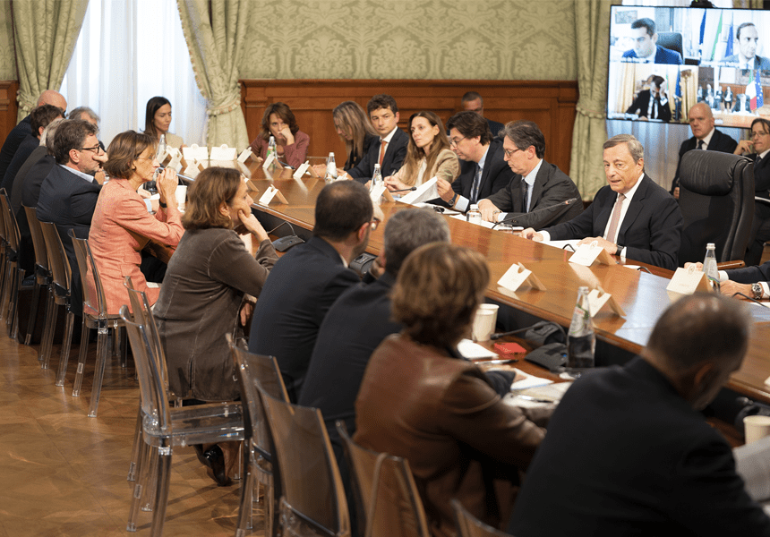 Italia: PNRR, nuova riunione della Cabina di regia coordinata dal Ministro&nbsp;Fitto