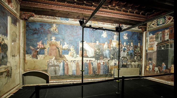 Siena: Gli affreschi del Buongoverno ed i “segreti” della bottega di Ambrogio Lorenzetti