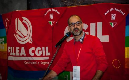 Siena: Simone Arcuri rieletto segretario generale della Fillea&nbsp;Cgil