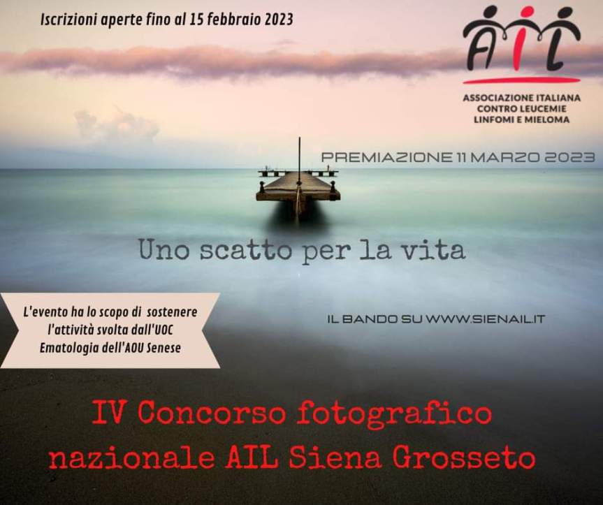 Siena: Aperte le iscrizioni per il concorso fotografico&nbsp;dell’Ail