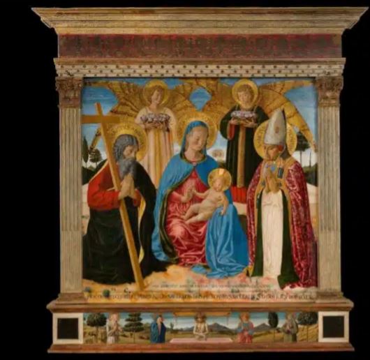 Provincia di Siena: San Gimignano, nuovo splendore per la “Madonna col Bambino e Santi” di Benozzo&nbsp;Gozzoli