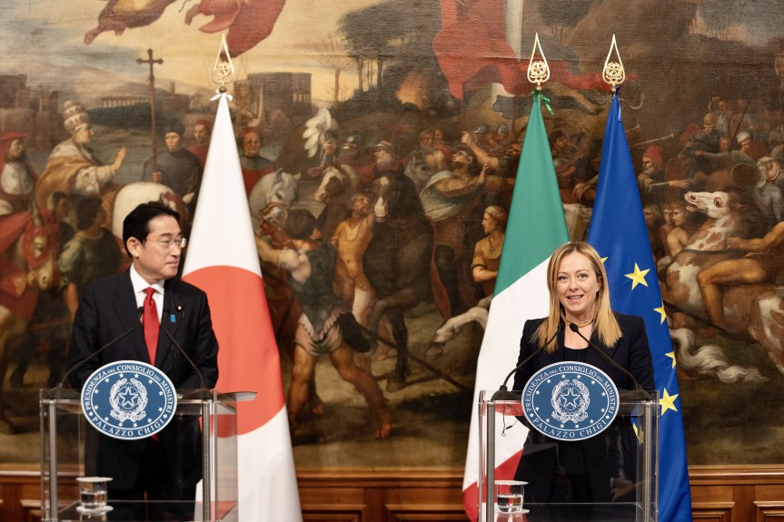 Italia: Il Presidente Meloni incontra il Primo Ministro del Giappone&nbsp;Kishida