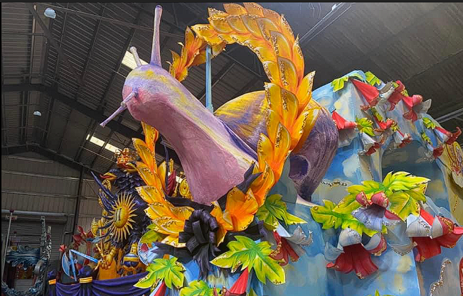 Palio di Siena: Palio protagonista del carnevale di New Orleans, ecco le prime foto dal cantiere dei carri delle&nbsp;contrade