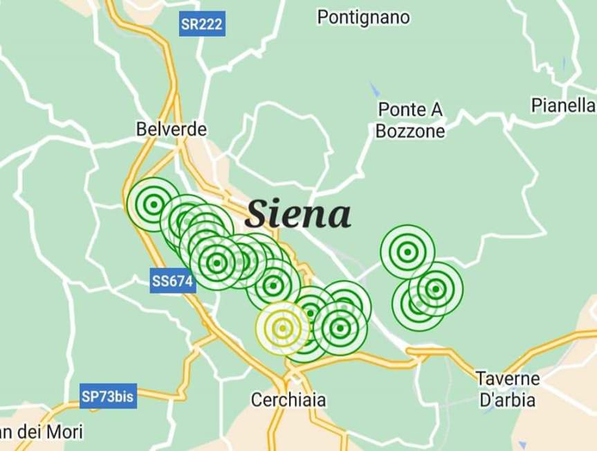 Siena: Oggi 08/02 ancora in corso le scosse di&nbsp;assestamento