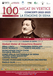 Siena: Chigiana e Opera della Metropolitana presentano lo Stabat Mater di Gioachino&nbsp;Rossini