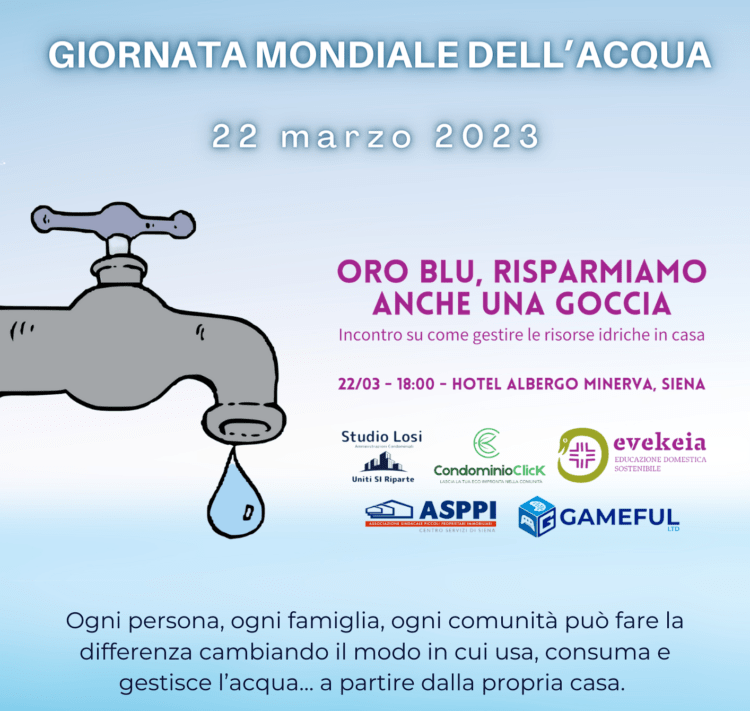 Siena, Giornata Mondiale dell’Acqua: Evento di&nbsp;CondominioClick