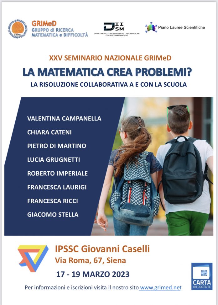 Siena: Il XXV seminario GRIMeD al&nbsp;Caselli