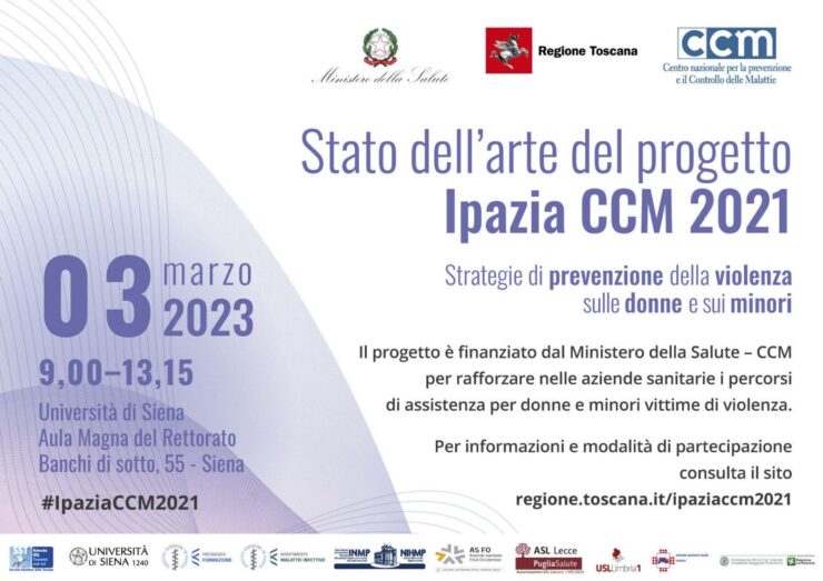 Siena, Progetto “Ipazia Ccm 2021″: Strategie di prevenzione della violenza su donne e&nbsp;minori