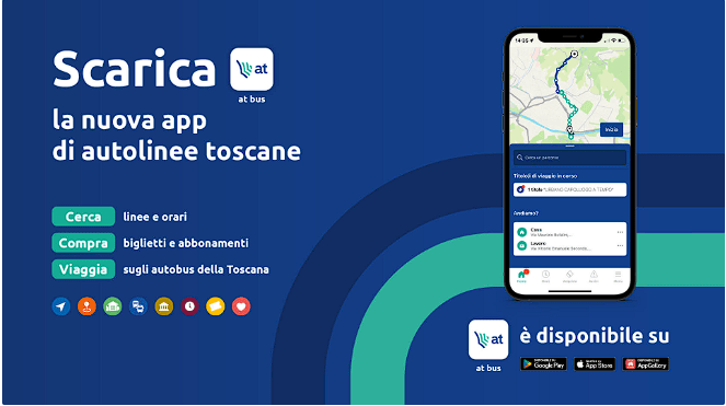 Toscana: “At bus”, la nuova app di Autolinee&nbsp;Toscane