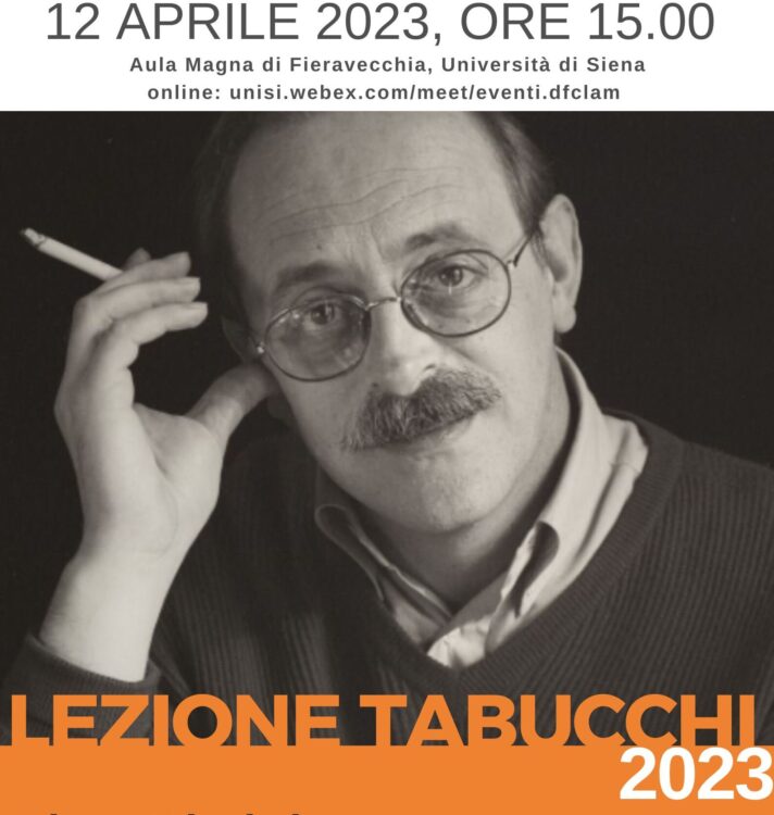 Siena, “Per un ritratto dell’artista da giovane: Il primo Tabucchi” in aula magna&nbsp;Fieravecchia