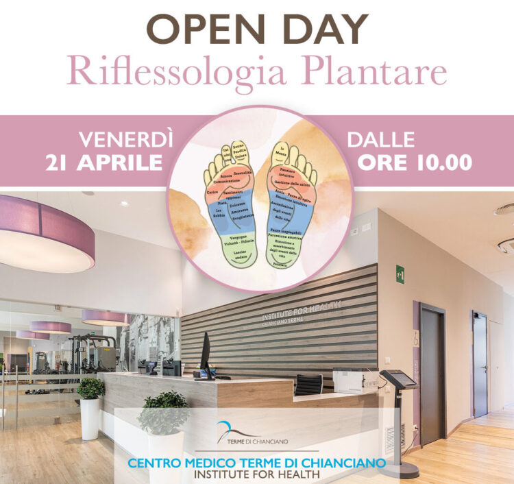 Provincia di Siena, 21 Aprile: Open-day di Riflessologia Plantare alle Terme di&nbsp;Chianciano