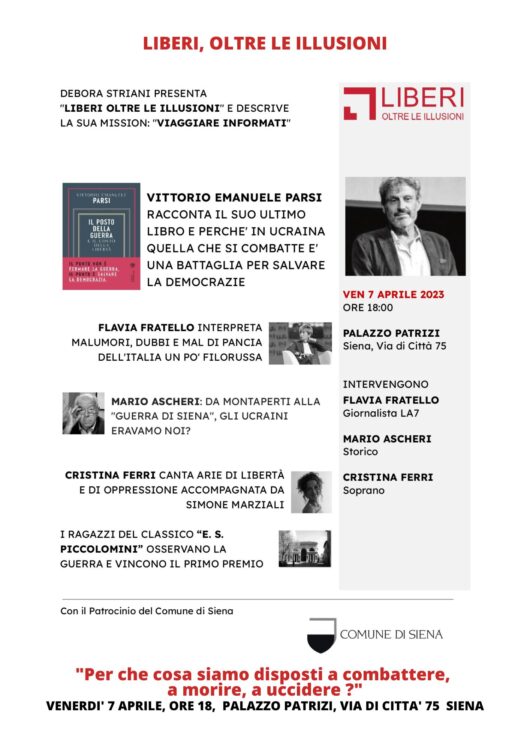 Siena: La guerra in Ucraina al centro di un incontro a Palazzo&nbsp;Patrizi