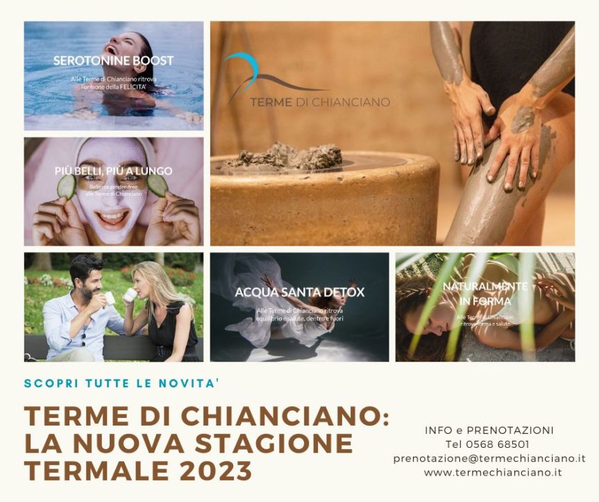 Provincia di Siena, Chianciano: Riaprono le Terme e tornano a comunicare a livello&nbsp;nazionale