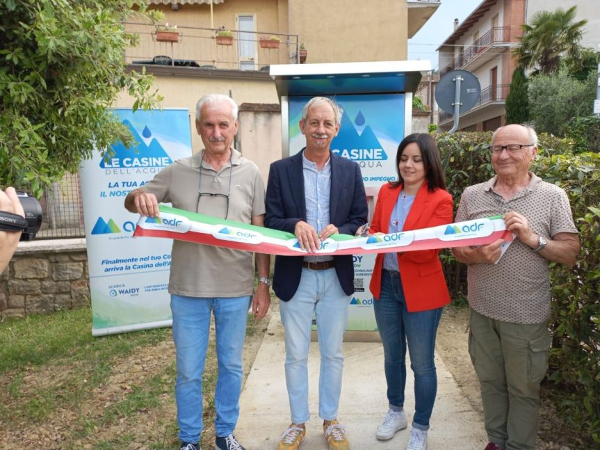 Provincia di Siena: San Casciano dei Bagni, inaugurata la nuova casina&nbsp;dell’acqua