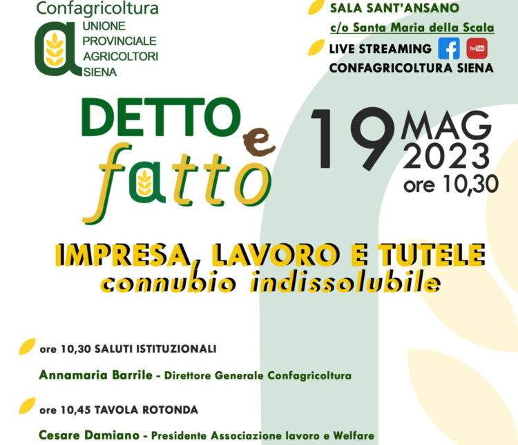 Siena, Evento Confagricoltura, l’ex ministra Fornero :”Dovremmo cercare tutti di avere un po’ più di&nbsp;lungimiranza”