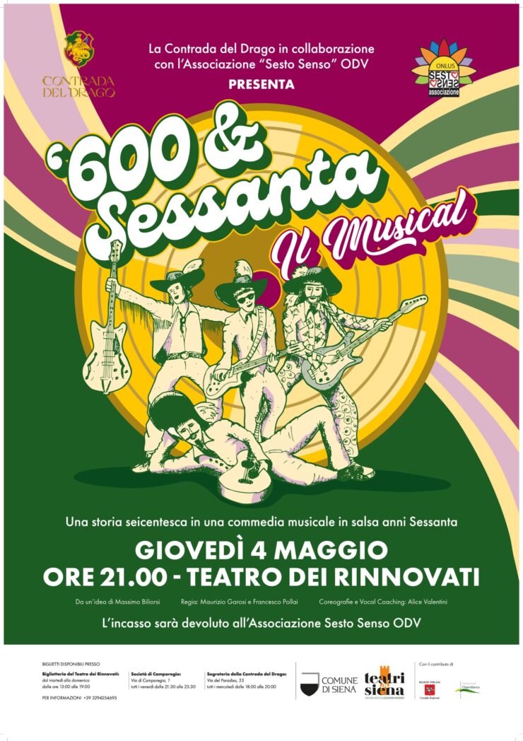 Siena: Tutto esaurito al Teatro dei Rinnovati per “600 & Sessanta” della Contrada del&nbsp;Drago