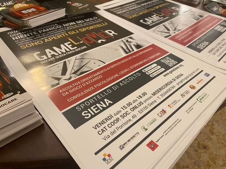 SIena: Game-l-over in Unistrasi per parlare di gioco&nbsp;d’azzardo