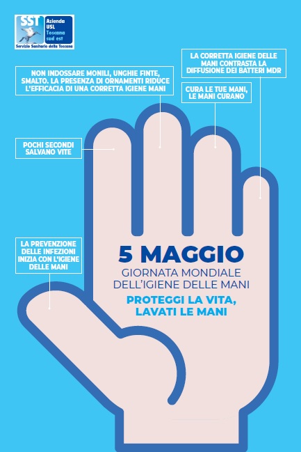 Siena: La Asl Tse aderisce alla campagna di sensibilizzazione in occasione della giornata mondiale per il lavaggio delle mani che si celebra il 5&nbsp;maggio
