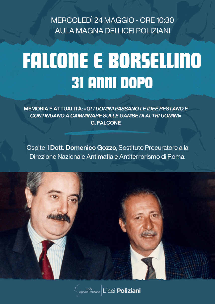 Provincia di Siena: I Licei Poliziani celebrano la Giornata della&nbsp;legalità
