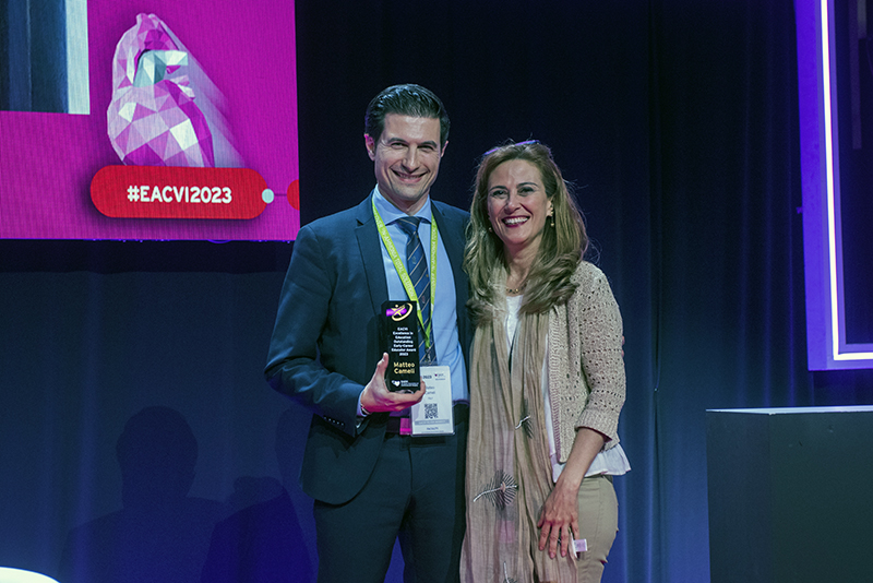 Siena: Al professor Matteo Cameli il premio “EACVI Excellence in Education Outstanding Early Career Educator Award&nbsp;2023”