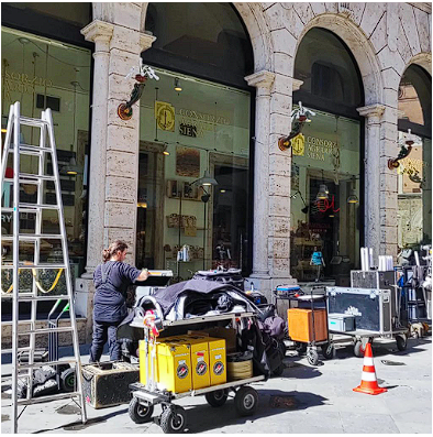 Siena: La città è il set di un nuovo film, dietro le quinte di&nbsp;‘Diciannove’