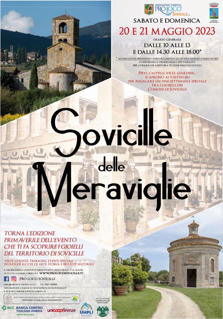 Provincia di Siena: Sovicille apre le porte di pievi e castelli con “Sovicille delle&nbsp;Meraviglie”