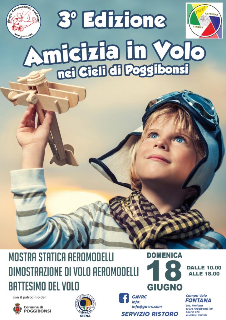 Provincia di Siena: Pronti al decollo con “Amicizia in volo nei cieli di&nbsp;Poggibonsi”