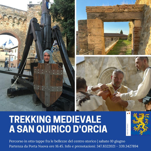 Provincia di Siena: Il trekking medievale anima il Bianco e&nbsp;l’Azzurro