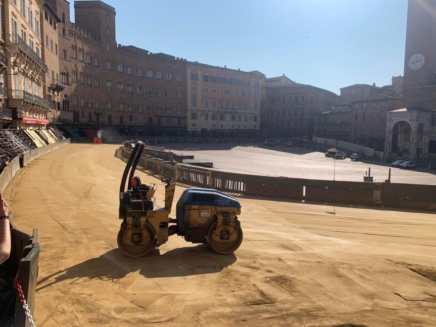 Palio di Siena, Torna il tufo in Piazza del Campo: E’&nbsp;Palio